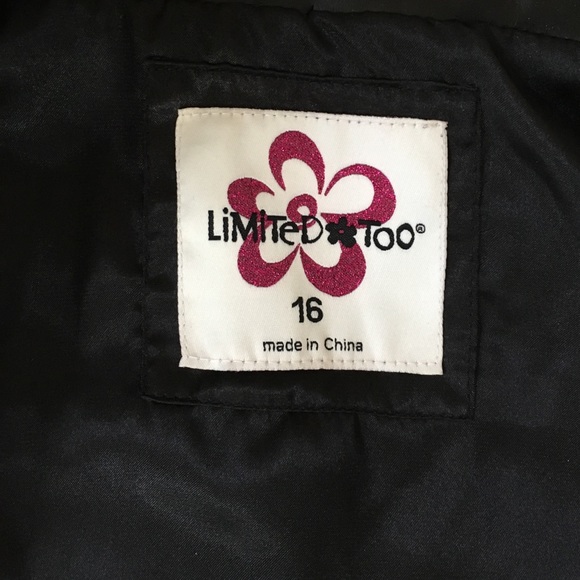 VINTAGE Limited Too Vinyl Pleather Moto Jacket - Picture 3 of 4